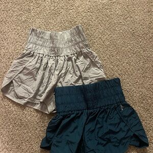 Free people Shorts Set - Gray and Teal